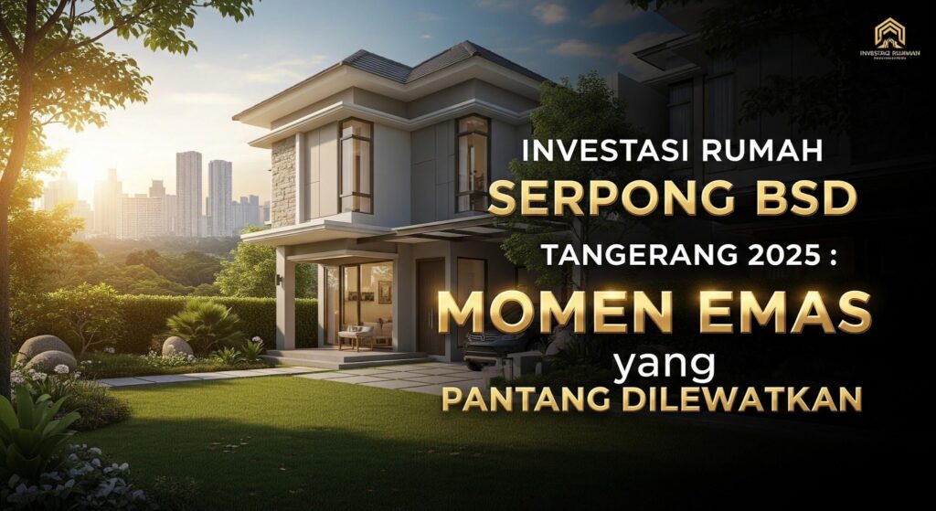 Investasi Rumah Serpong BSD Tangerang 2026 Momen Emas yang Pantang Dilewatkan