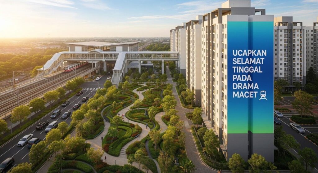 Lokasi Serpong Garden Dekat Stasiun Cisauk: Ucapkan Selamat Tinggal pada Drama Macet