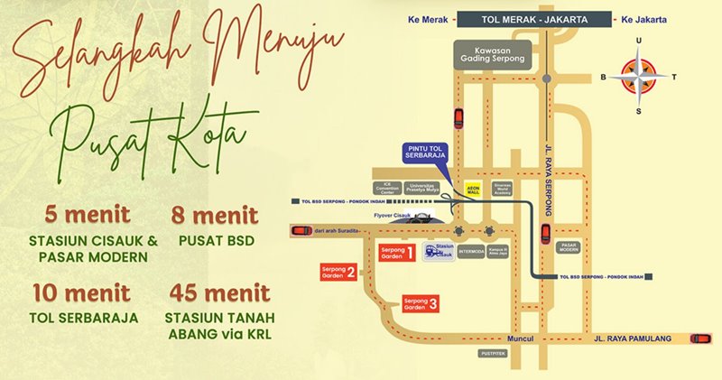 lokasi serpong garden 2