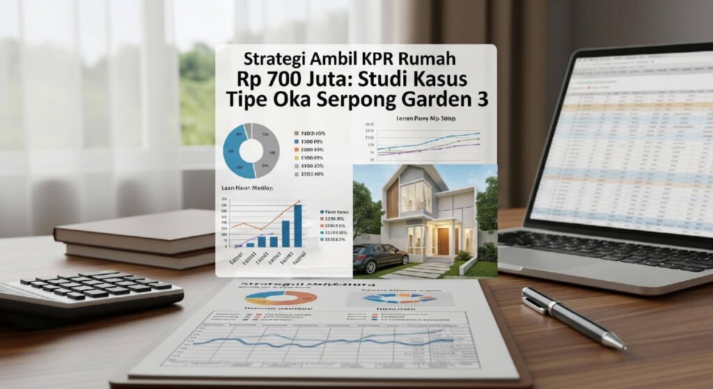 Strategi Ambil KPR Rumah Rp 700 Juta: Studi Kasus Tipe Oka Serpong Garden 3
