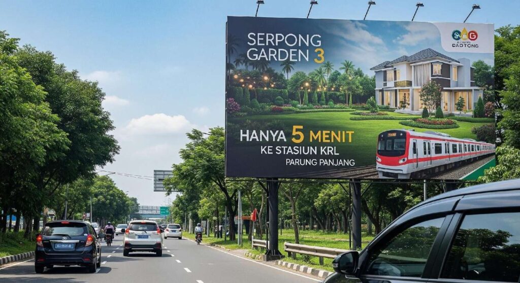 Akses Terbaik! Serpong Garden 3 Hanya 5 Menit ke Stasiun KRL Parung Panjang